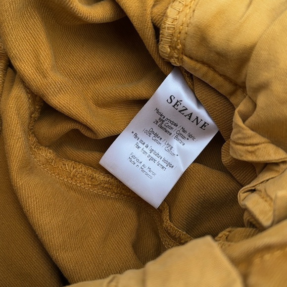 BNWT Sézane Austin Pantalon / pant / trouser Ocre FR34 US 2 - Picture 6 of 7
